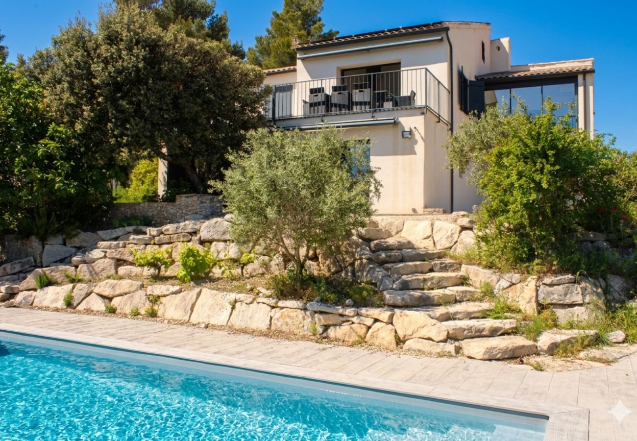 Maison à Mollans-sur-Ouvèze - Le balcon du Ventoux avec piscine privée